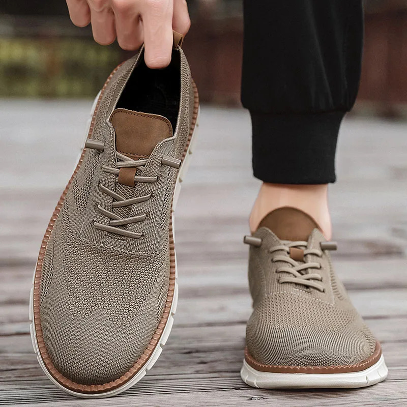Men Formal Wear Shoes - 남성 캐주얼 신발 클래식 통기성 브로그