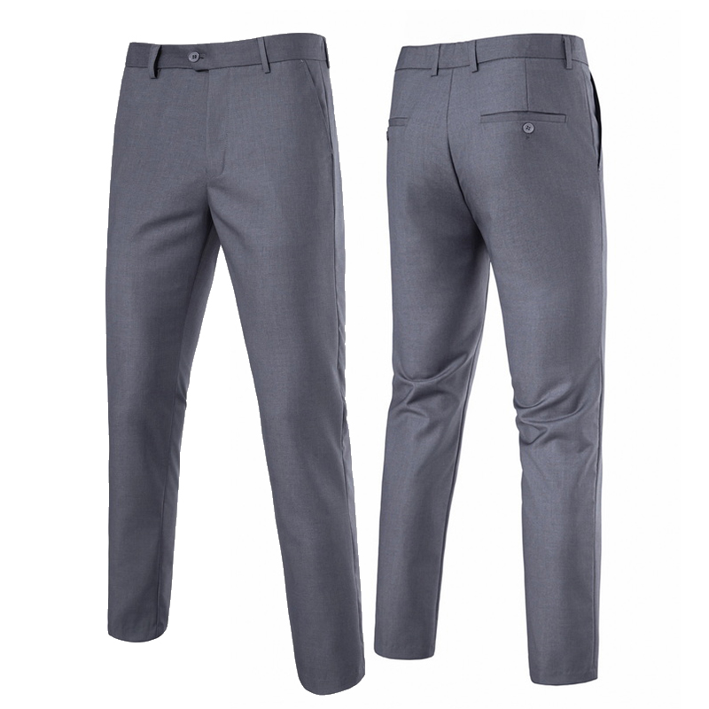 Dress Pant Flat Front - 고품질 남성 슬림핏 골프 드레스 팬츠