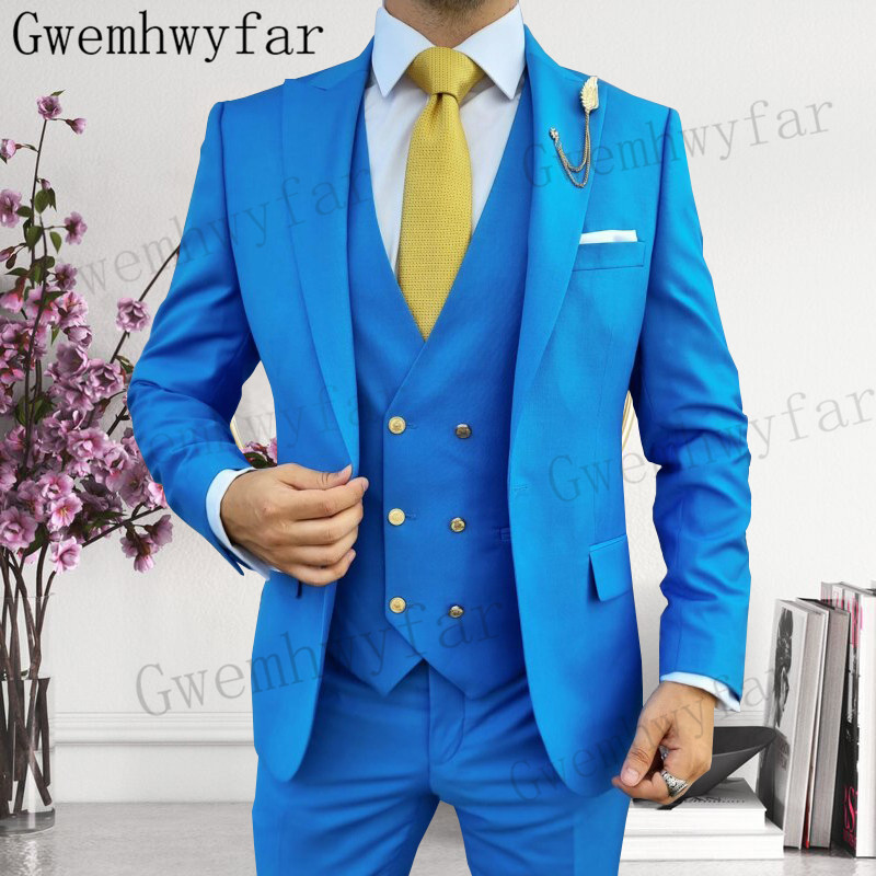 Gwenhwyfar 신랑 들러리 피크 라펠 턱시도 남성 - Formal Wear For Men In Wedding 리뷰 및 가격
