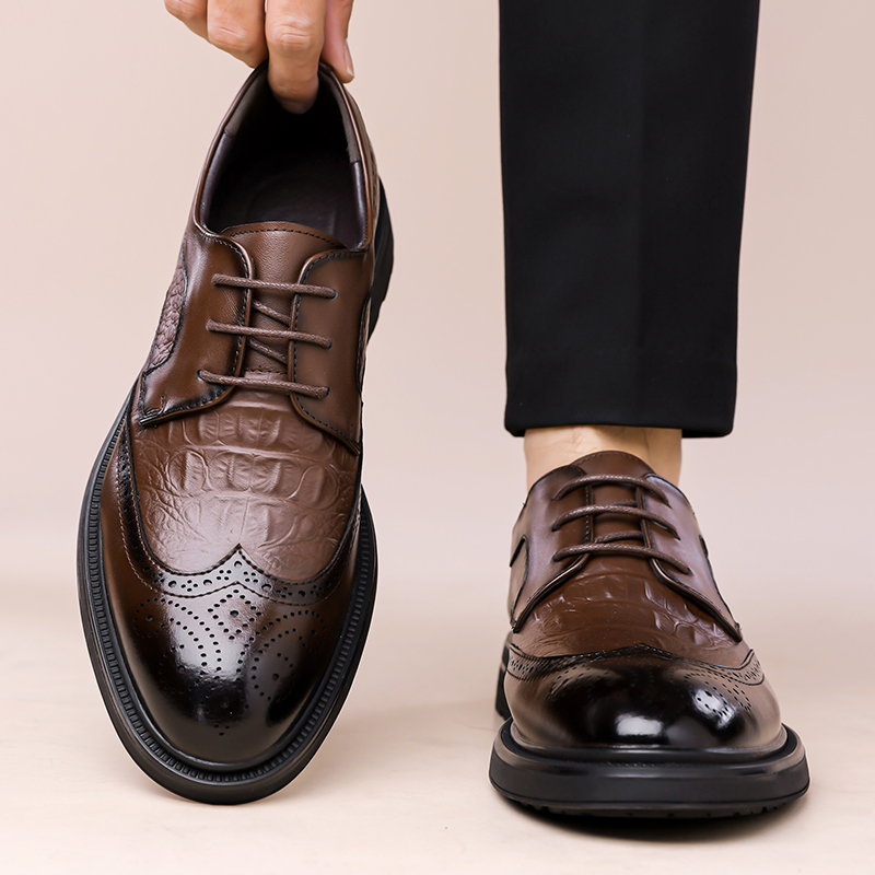 여름 신상 가죽 신발 남성 비즈니스 통풍구 부드러운 바 - Formal Men Office Wear Sandals 리뷰 및 가격