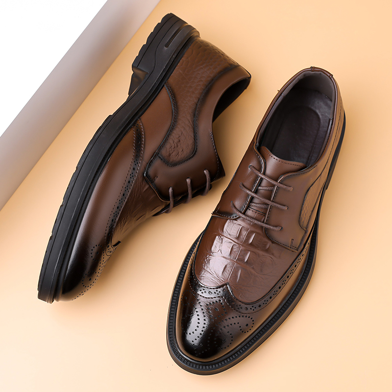 여름 신상 가죽 신발 남성 비즈니스 통풍구 부드러운 바 - Formal Men Office Wear Sandals 리뷰 및 가격