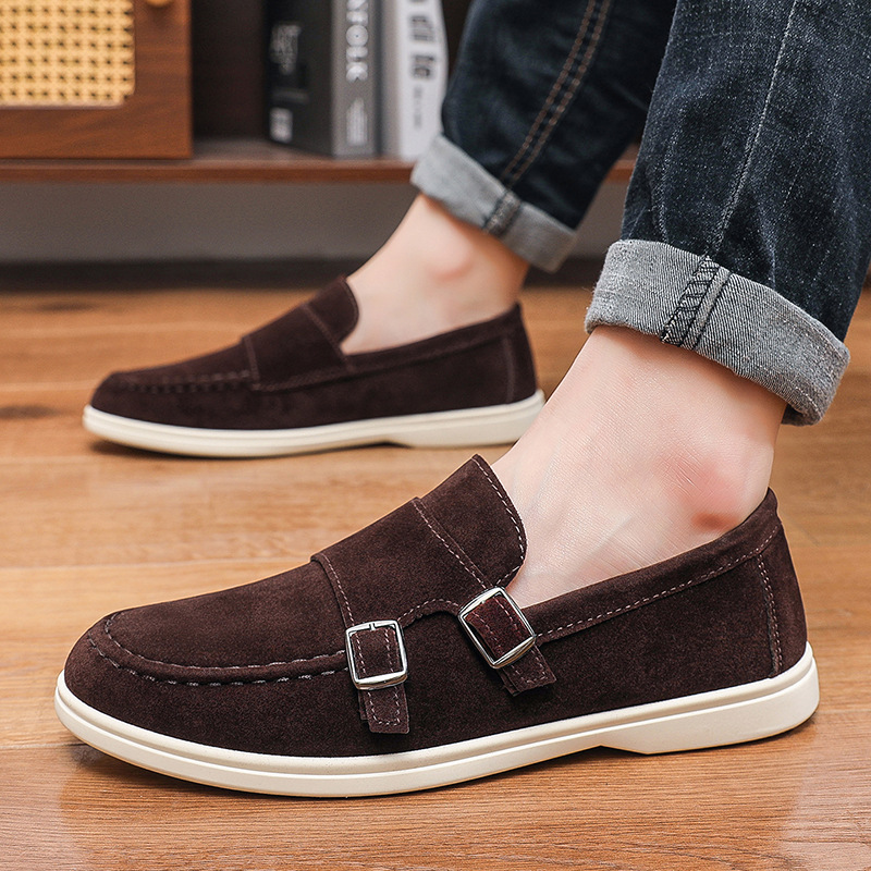 남성 캐주얼 슈즈 스웨이드 로퍼 패션 슬립온 가죽 신발 - Men Formal Wear Shoes 리뷰 및 가격