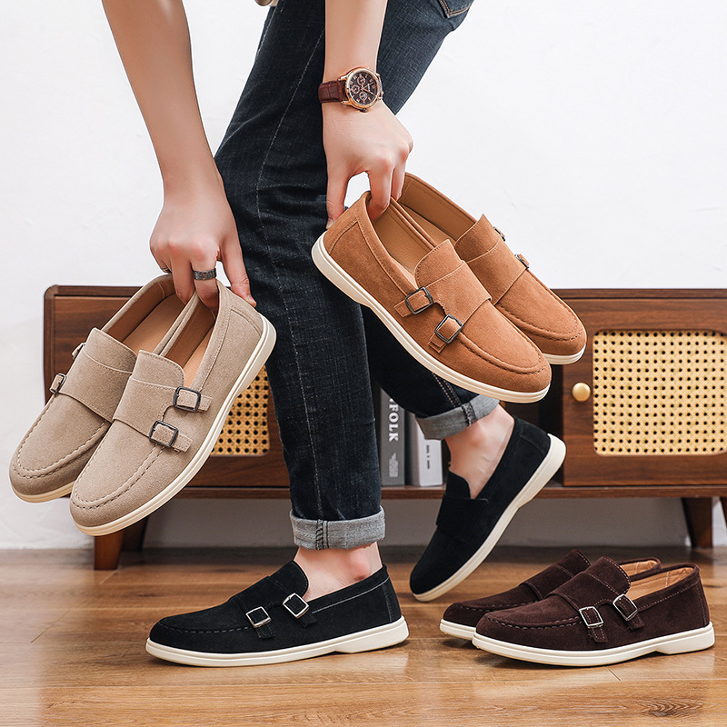 남성 캐주얼 슈즈 스웨이드 로퍼 패션 슬립온 가죽 신발 - Men Formal Wear Shoes 리뷰 및 가격
