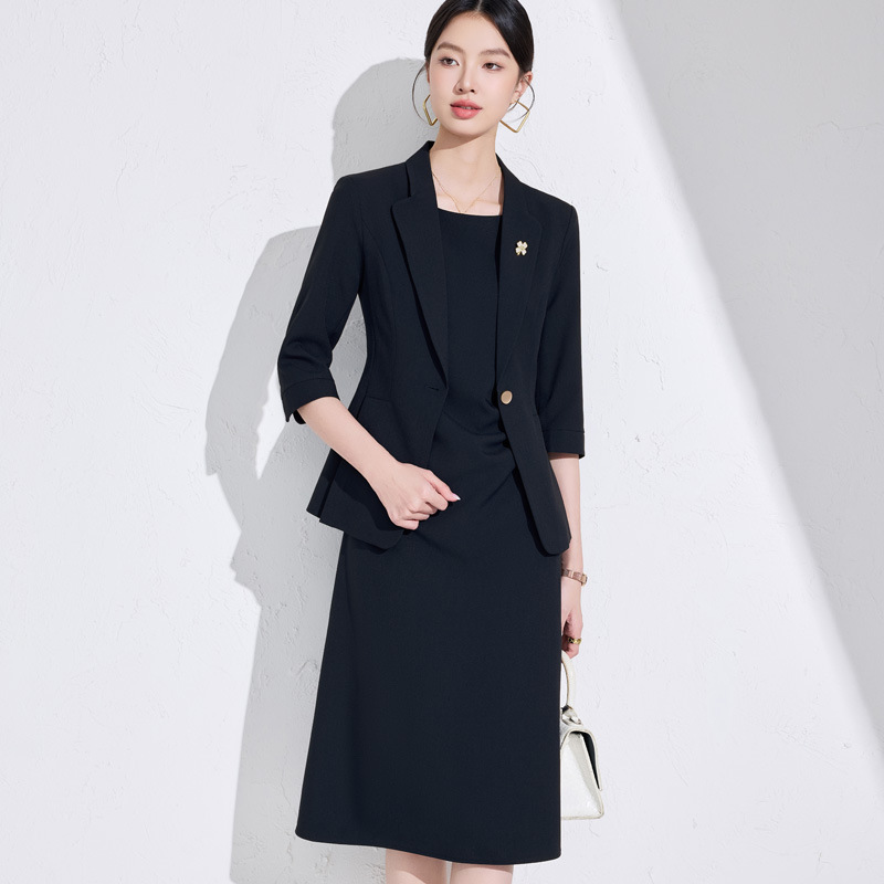 여성 정장 드레스 세트2025 신상 봄/여름 우아하고  - Dress Pant Flat Front 리뷰 및 가격