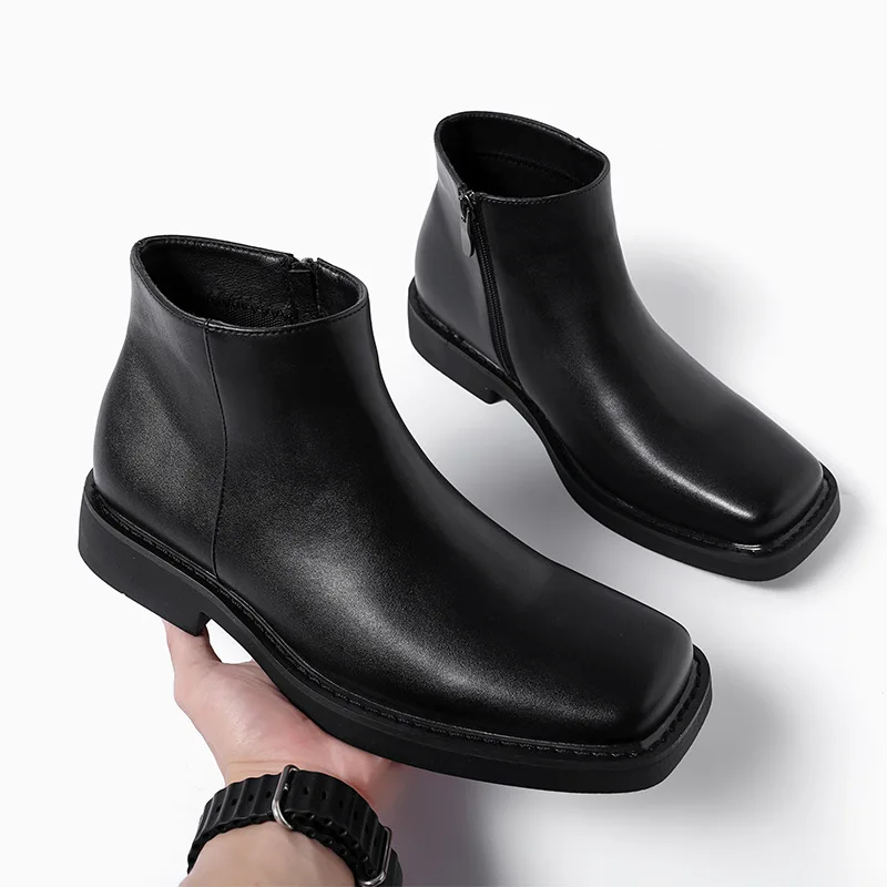 블랙 새로운 패션 남성 캐주얼 가죽 신발 가을 겨울 드 - Men Formal Wear Shoes 리뷰 및 가격