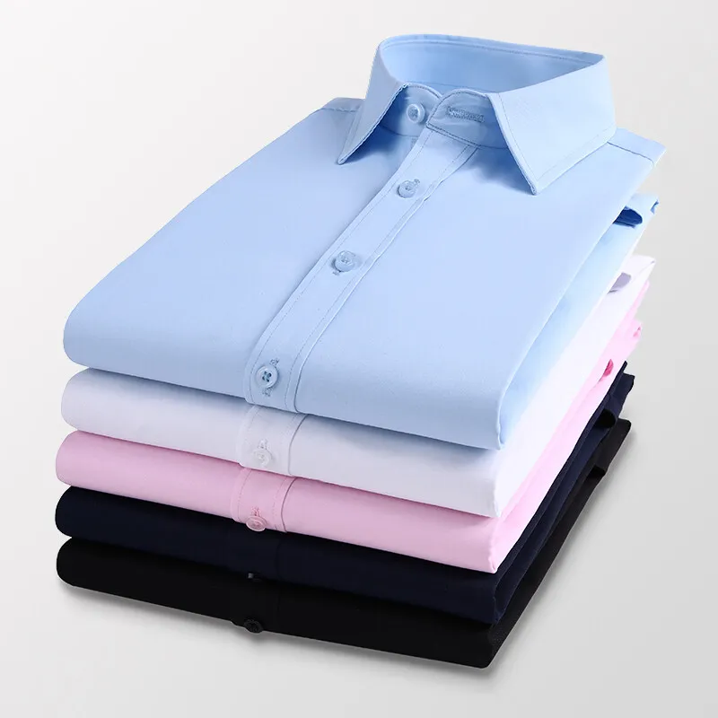 2026 새로운 남성용 긴팔 셔츠 봄 가을 새로운 비즈 - Men Formal Wear Pink 리뷰 및 가격