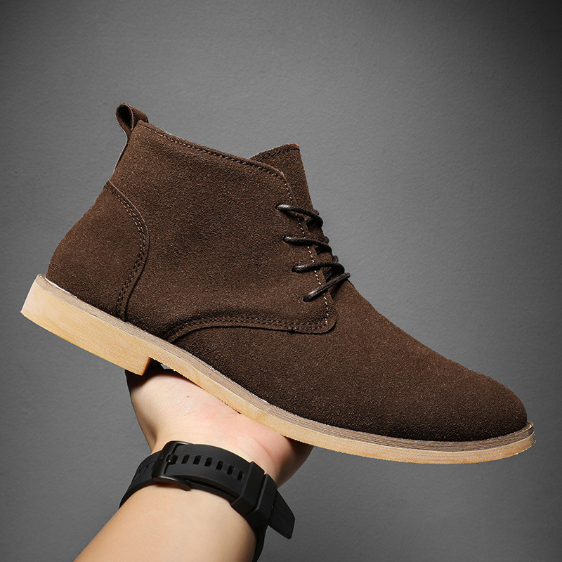 영국 스타일 브라운 첼시 부츠 남성용 하이탑 드레스 슈 - Men Formal Wear Shoes 리뷰 및 가격