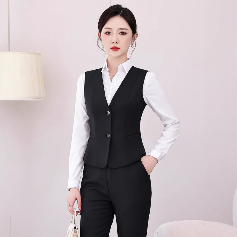 여성용 전문가용 조끼 2025년 신상 봄가을 정장 우아 - Dress Pant Flat Front 리뷰 및 가격