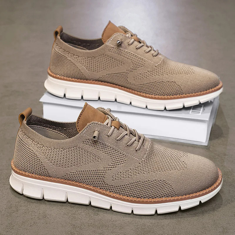남성 캐주얼 신발 클래식 통기성 브로그 플랫 쿠셔닝 컬 - Men Formal Wear Shoes 리뷰 및 가격