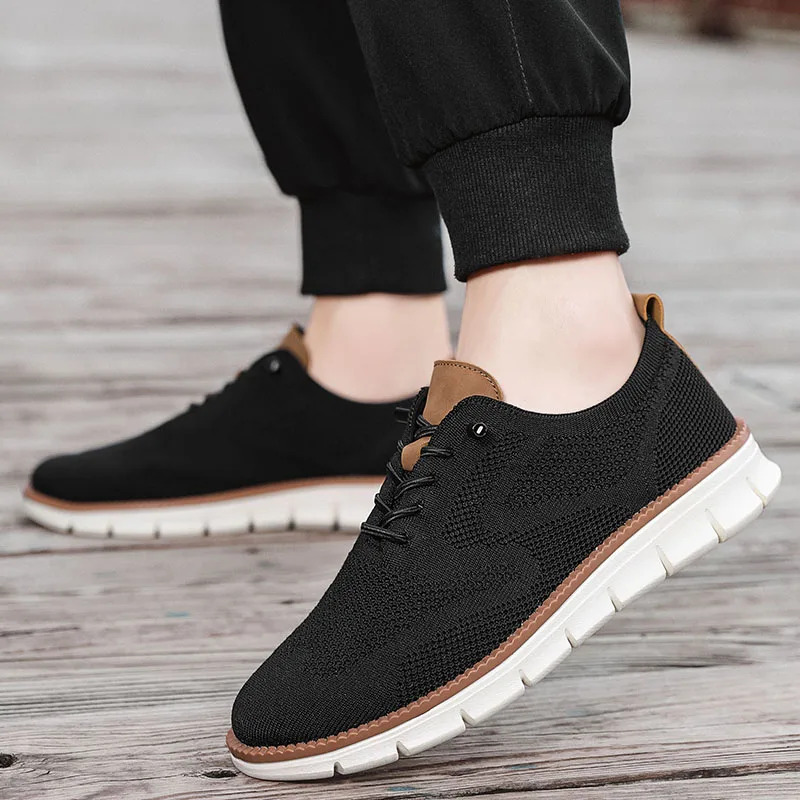 남성 캐주얼 신발 클래식 통기성 브로그 플랫 쿠셔닝 컬 - Men Formal Wear Shoes 리뷰 및 가격