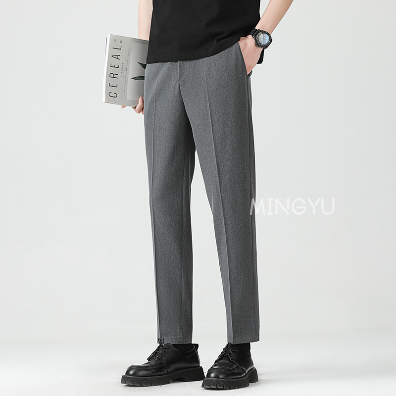 고품질 리오 셀 혼합 여름 발목 길이 바지 남성 비즈니 - Men'S Used Formal Wear 리뷰 및 가격