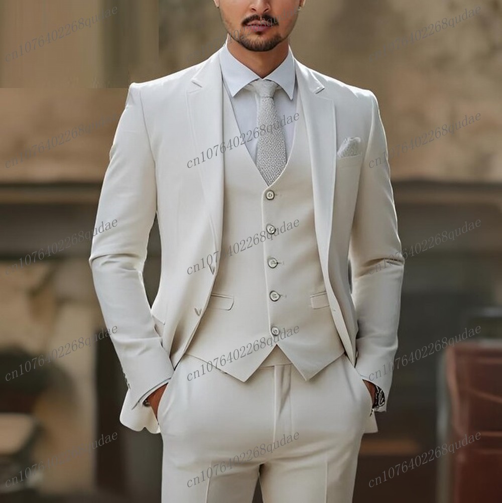 브라운 정장 남성 정장 웨딩 파티 신랑 들러리 남성 비 - Formal Wear Jersey For Men 리뷰 및 가격