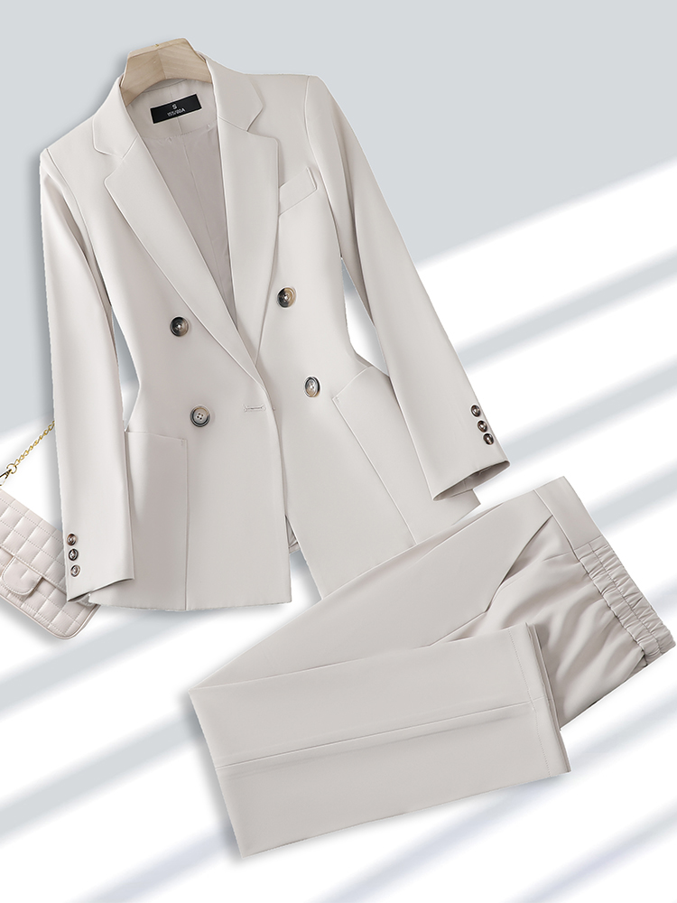 여성용 정장 바지 정장, 사무용 비즈니스 작업복 블레이 - Khaki Formal Wear Men 리뷰 및 가격