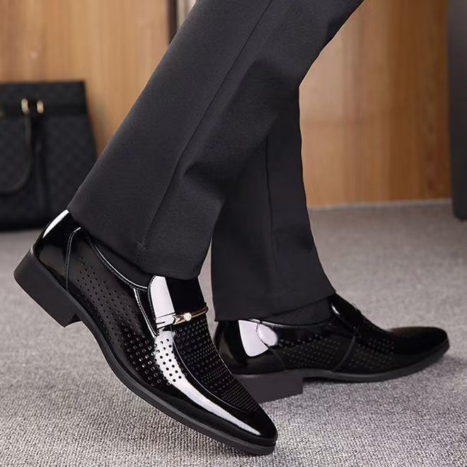 여름 신상 가죽 신발 남성 비즈니스 통풍구 부드러운 바 - Formal Men Office Wear Sandals 리뷰 및 가격