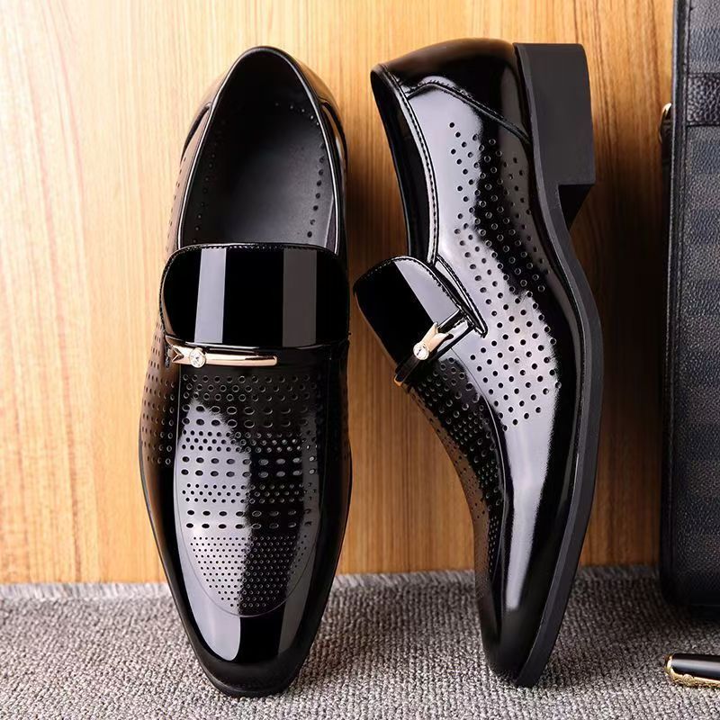 여름 신상 가죽 신발 남성 비즈니스 통풍구 부드러운 바 - Formal Men Office Wear Sandals 리뷰 및 가격