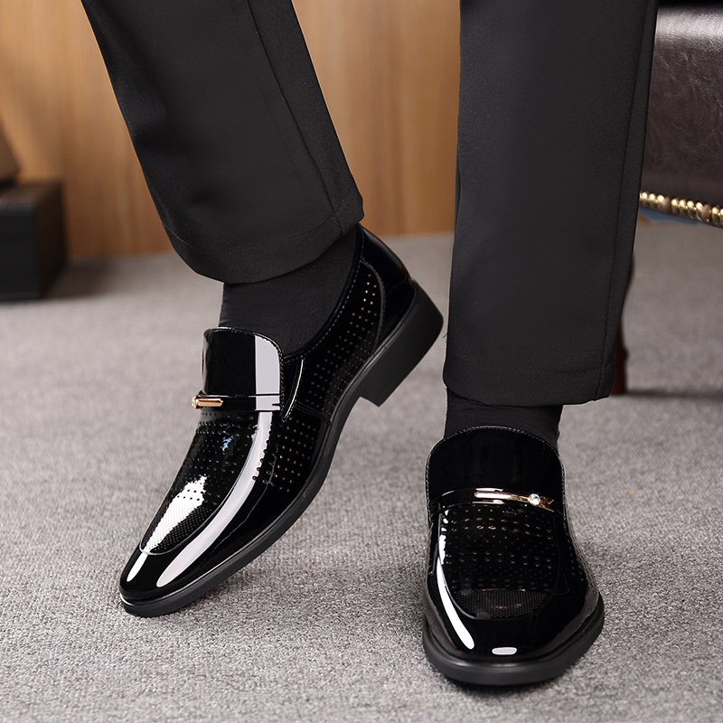 여름 신상 가죽 신발 남성 비즈니스 통풍구 부드러운 바 - Formal Men Office Wear Sandals 리뷰 및 가격
