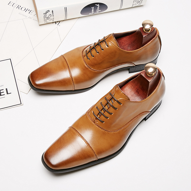 2025 비즈니스 신상 남성 드레스 슈즈 가죽 남성 웨 - Men'S Used Formal Wear 리뷰 및 가격