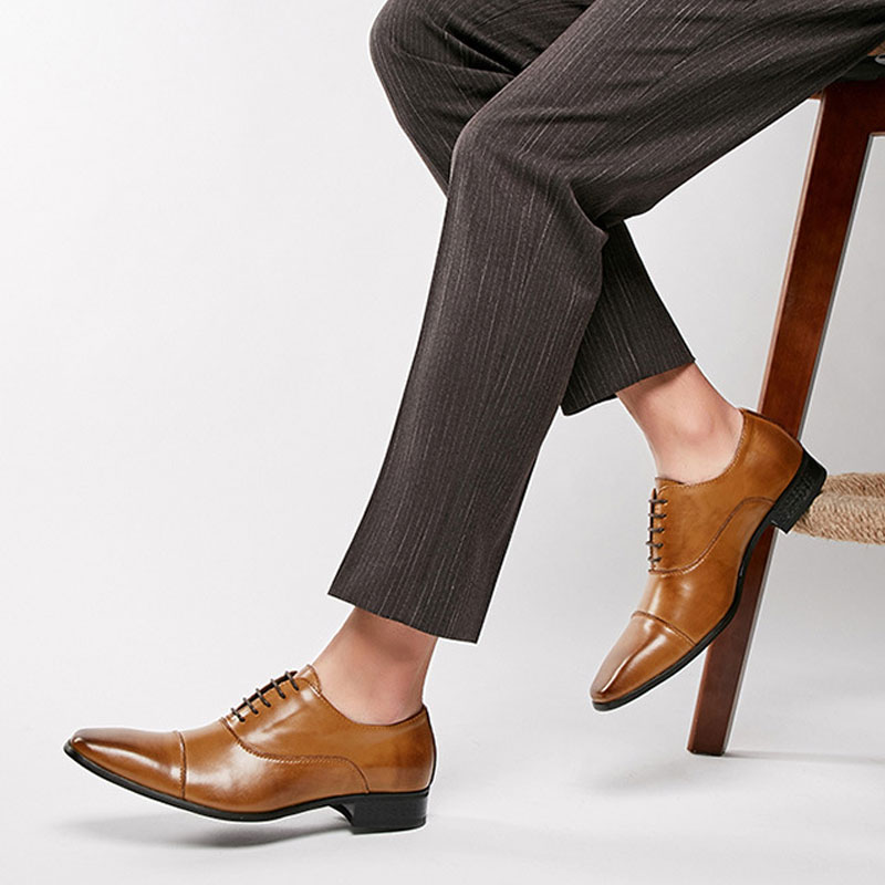 2025 비즈니스 신상 남성 드레스 슈즈 가죽 남성 웨 - Men'S Used Formal Wear 리뷰 및 가격