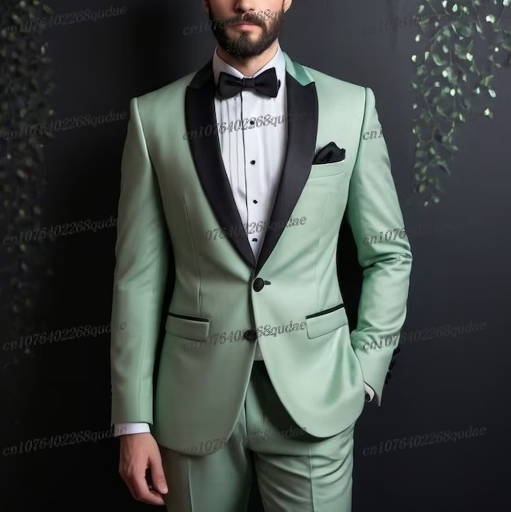 블랙 칼라 연보라색 정장 남성 정장 웨딩 파티 신랑 정 - Formal Wear Jersey For Men 리뷰 및 가격