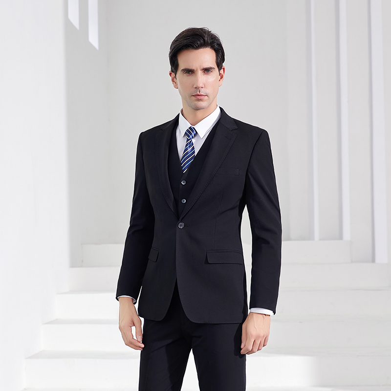 남성용 고급 블랙 비즈니스 정장 및 바지 세트, 웨딩  - Men'S Formal Wear Attire 리뷰 및 가격