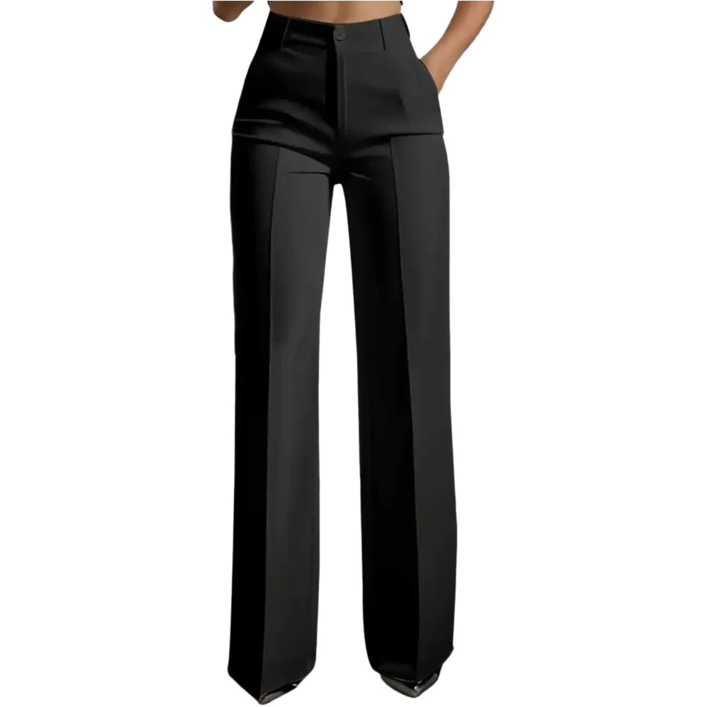 여성 하이웨이스트 와이드 레그 드레스 팬츠 앞면 심 디 - Dress Pant Flat Front 리뷰 및 가격