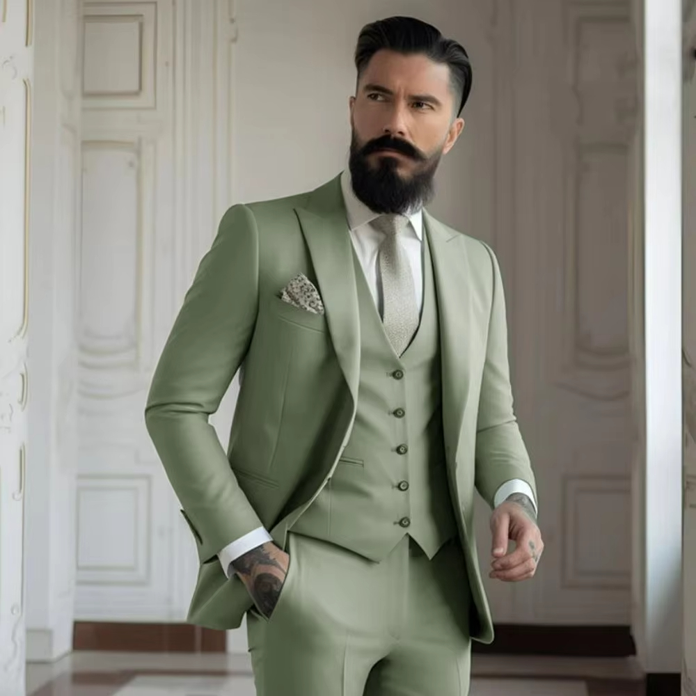 카키 남성 턱시도 웨딩 정장 맞춤 신랑 의상 포멀 패션 - Khaki Formal Wear Men 리뷰 및 가격