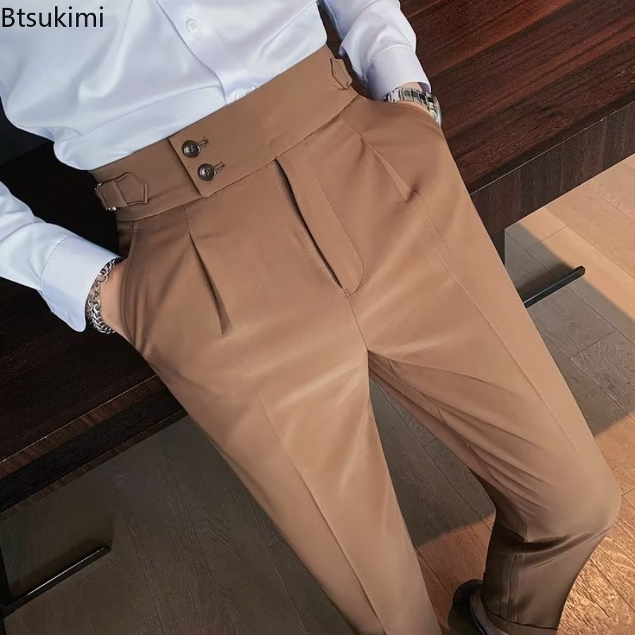 2026년 신상 남성용 솔리드 컬러 정장 바지 클래식  - Men'S Used Formal Wear 리뷰 및 가격