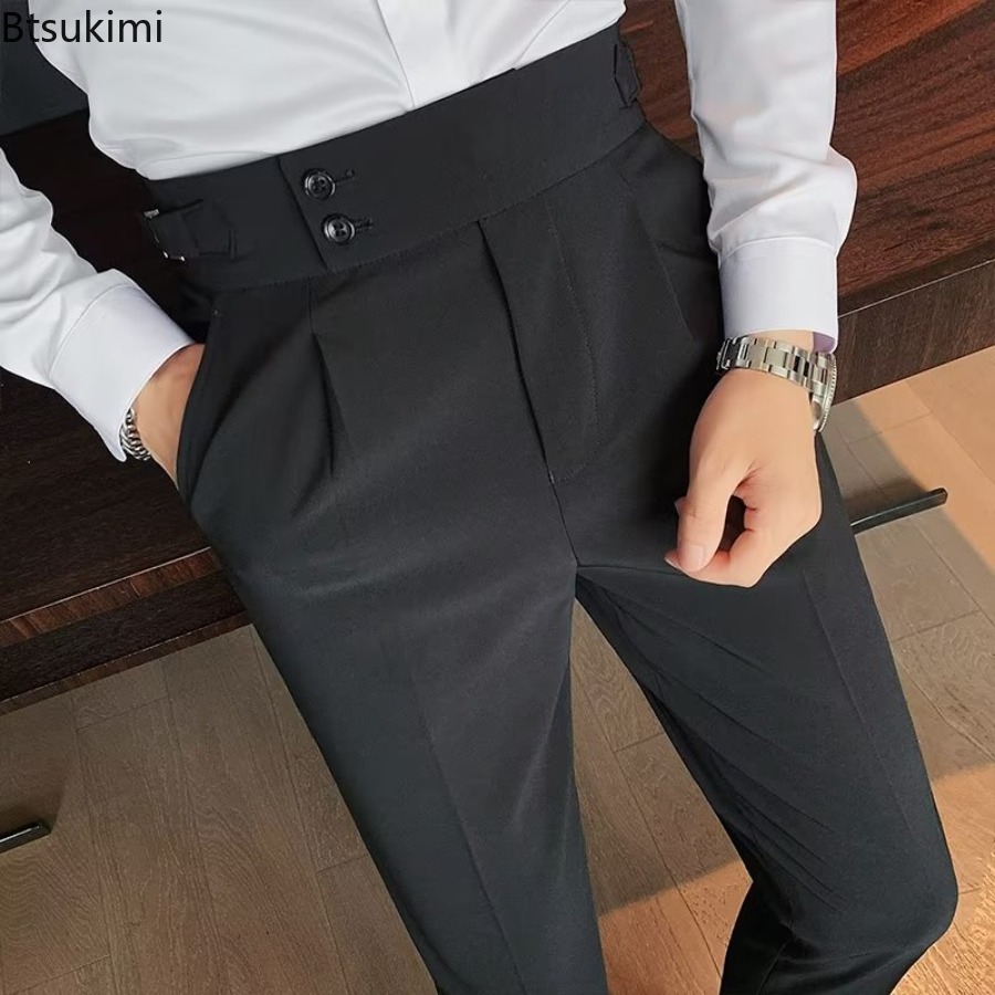 2026년 신상 남성용 솔리드 컬러 정장 바지 클래식  - Men'S Used Formal Wear 리뷰 및 가격