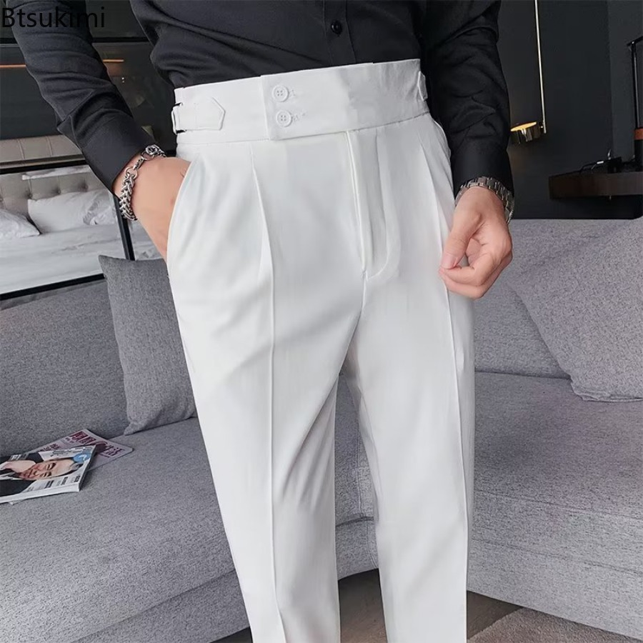 2026년 신상 남성용 솔리드 컬러 정장 바지 클래식  - Men'S Used Formal Wear 리뷰 및 가격
